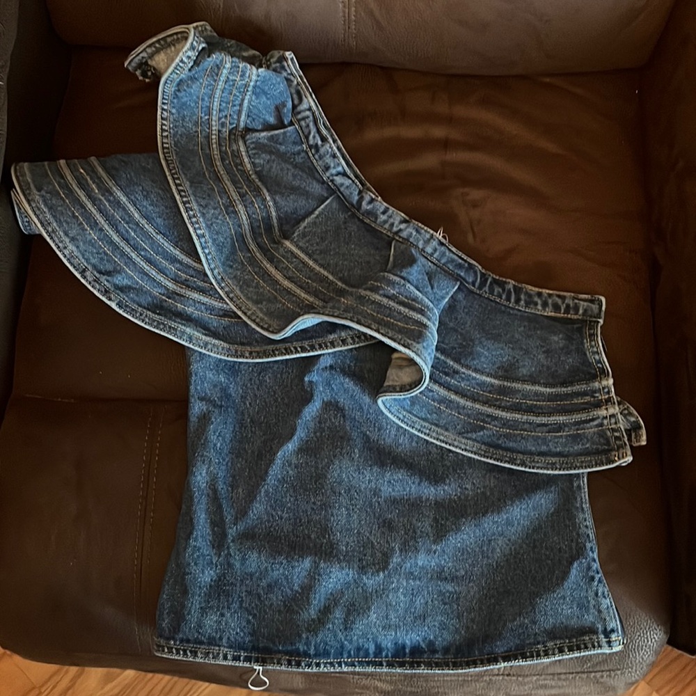 Denim Asymmetric one should top